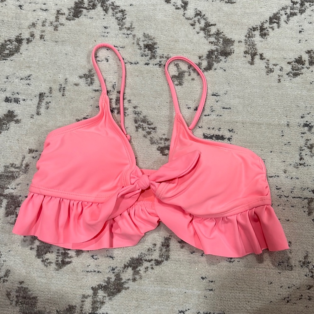Pink bikini top